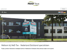 Tablet Screenshot of nedtax.nl